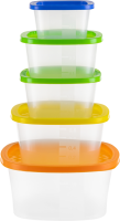 Набор контейнеров HITT 230мл, 500мл, 900мл, 1.55л